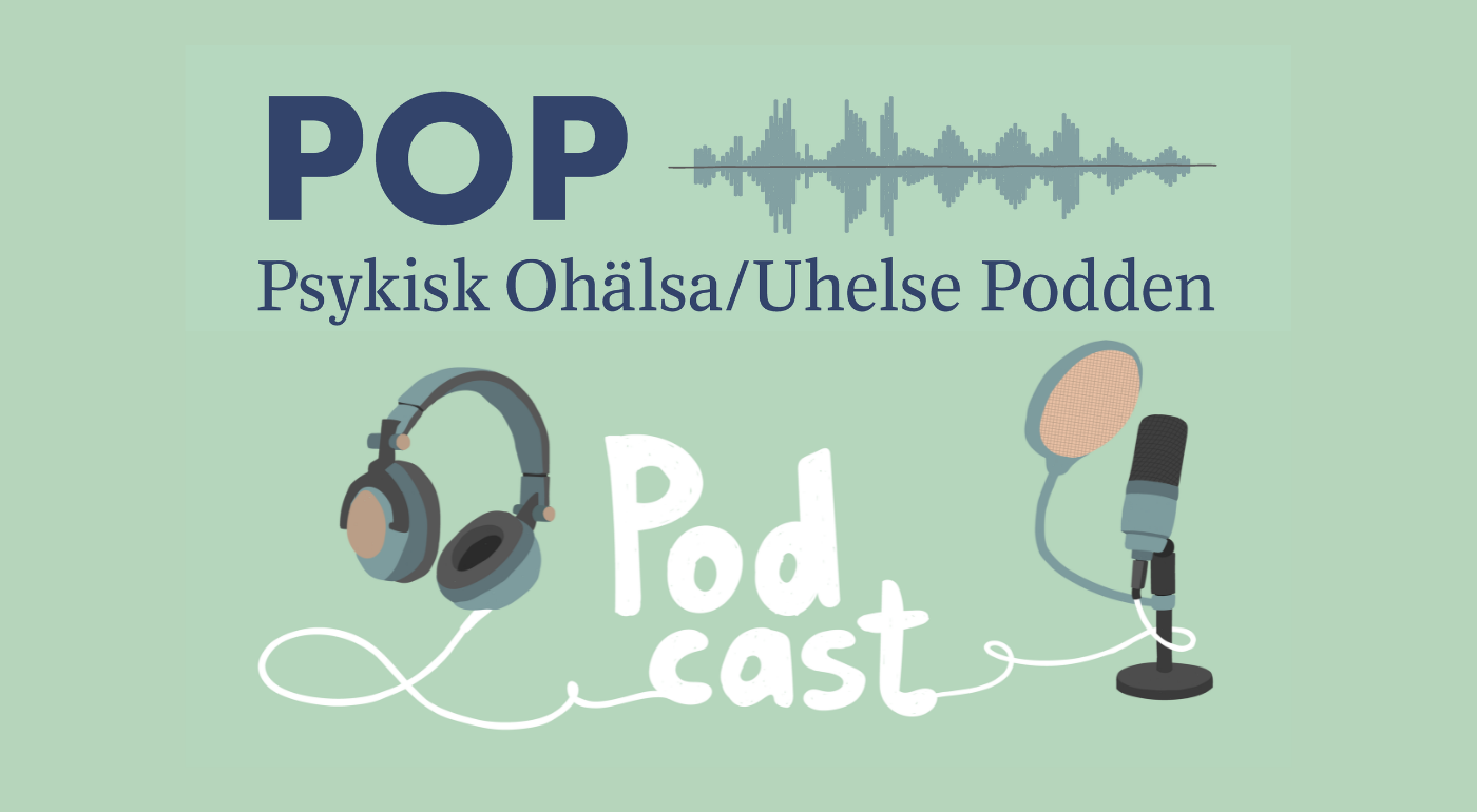 POP Psykisk ohälsa/uhelse podden logo